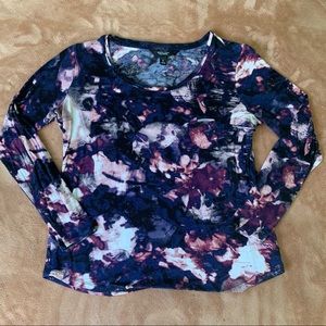 Vera Wang Tie-Dye Long Sleeve